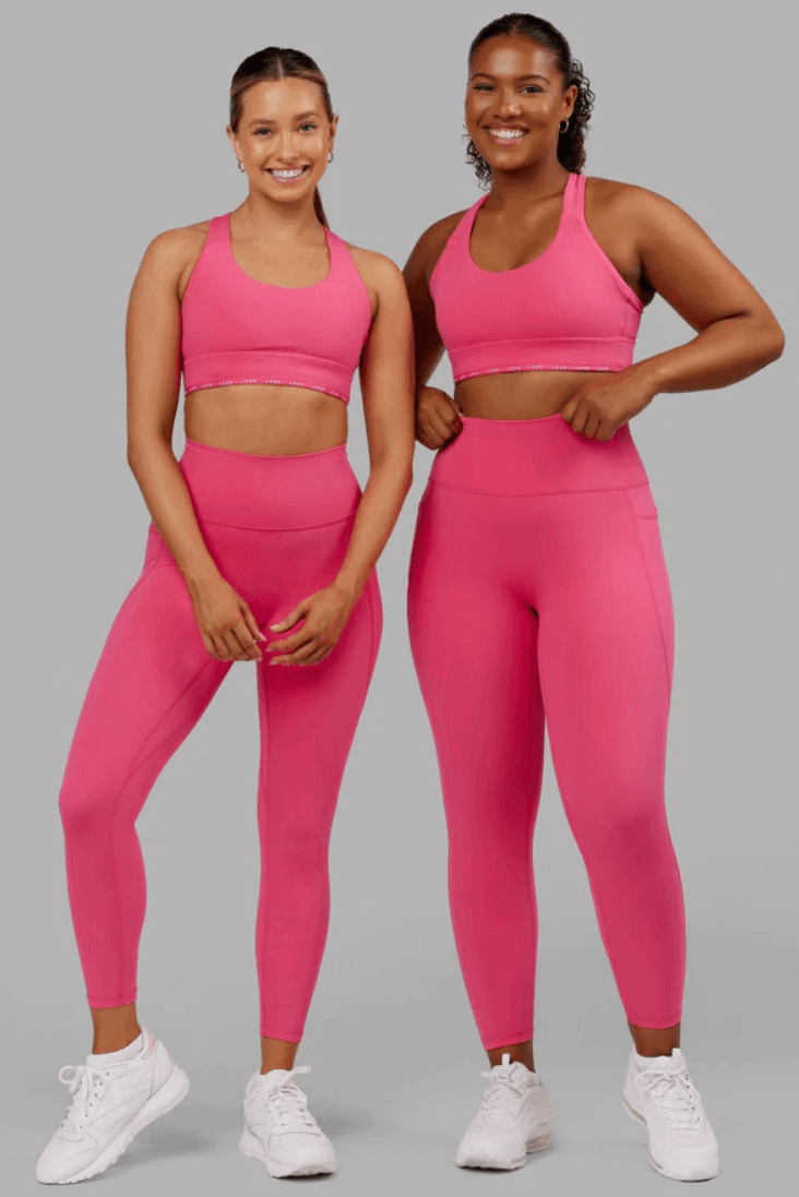 Baby pink workout leggings discount