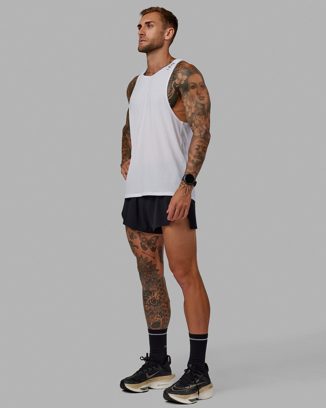 Race Day Running Short 3" - Black