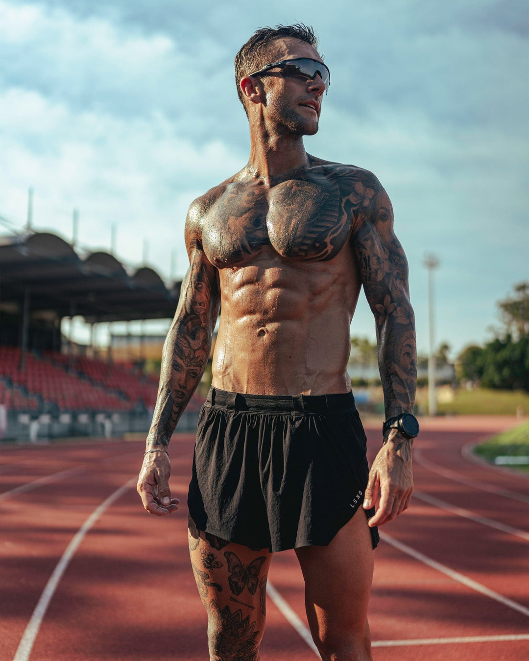 Race Day Running Short 3" - Black