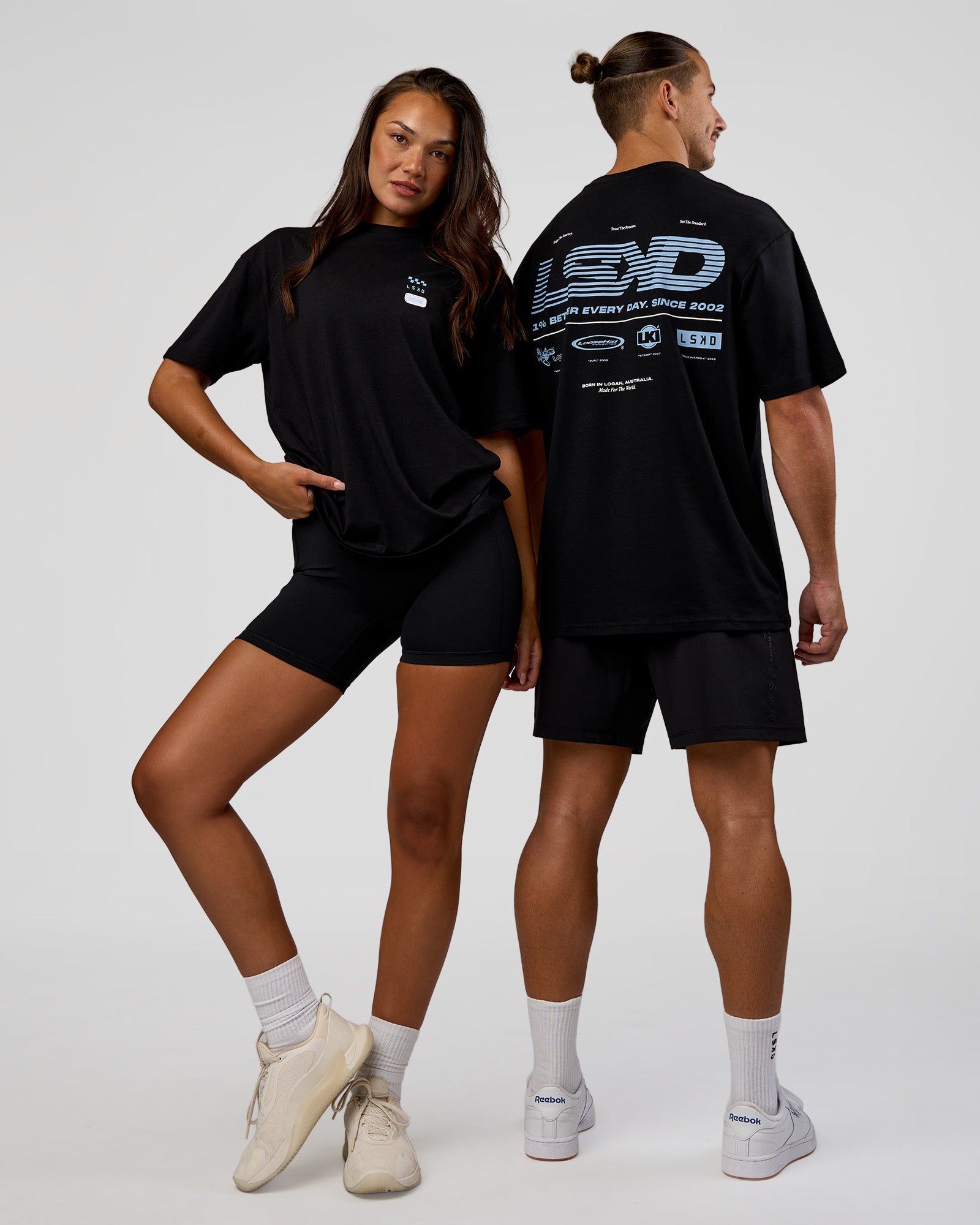Archive FLXCotton Oversized Tee - Black-Open Air | LSKD