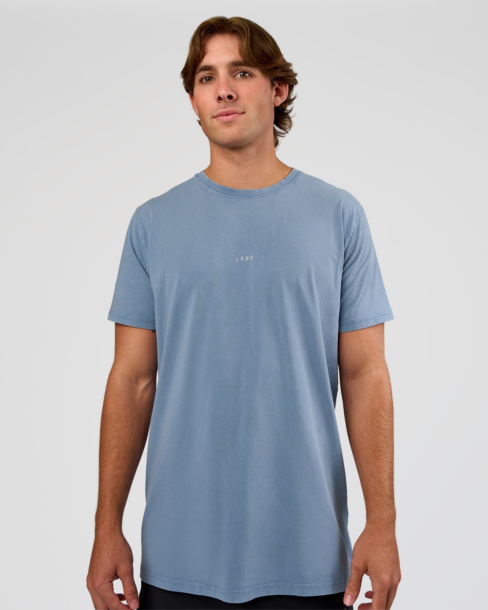 Base FLXCotton Tee Regular Fit +2cm - Elemental Blue | LSKD