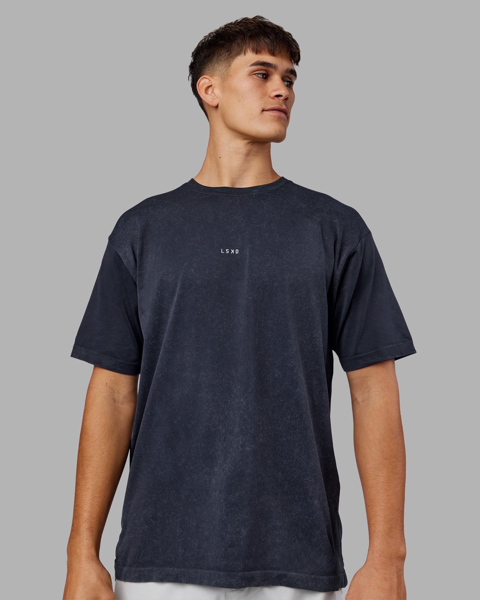 Power Oversized Tee - Pirate Black Washed | LSKD