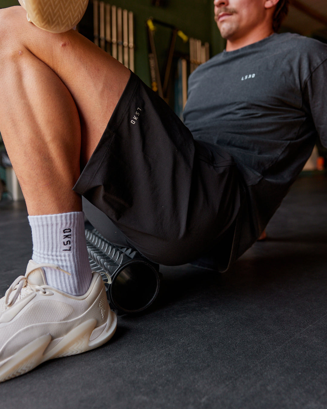 Model wearing Rep TRD Ripstop 7" Training Short - Black | Model:Konnor | Size:M