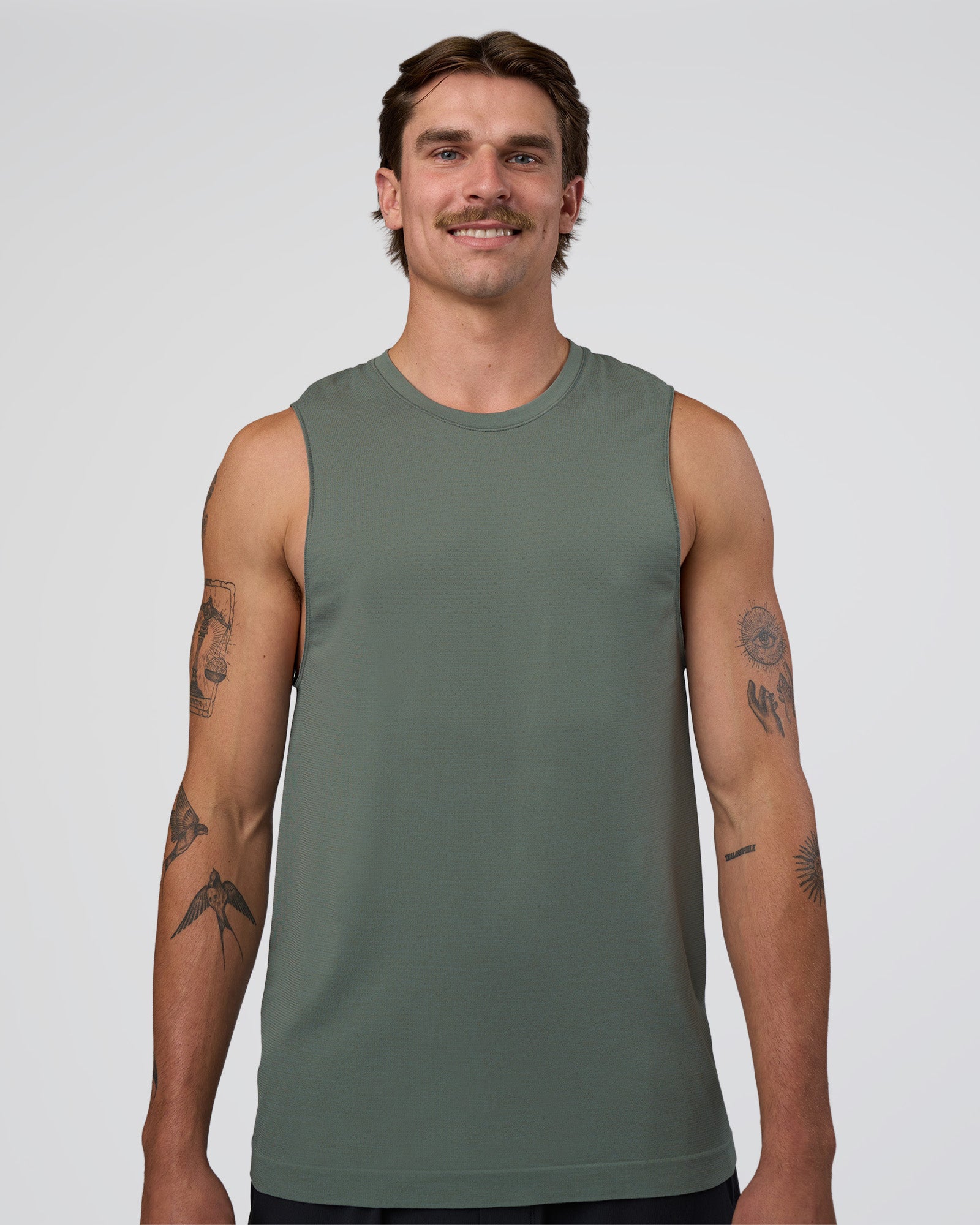 トップス HIGH DENSITY FINX LINEN WEATHER TANK High Density Finx Linen Weather Half Sleeve Shirt - Ecru