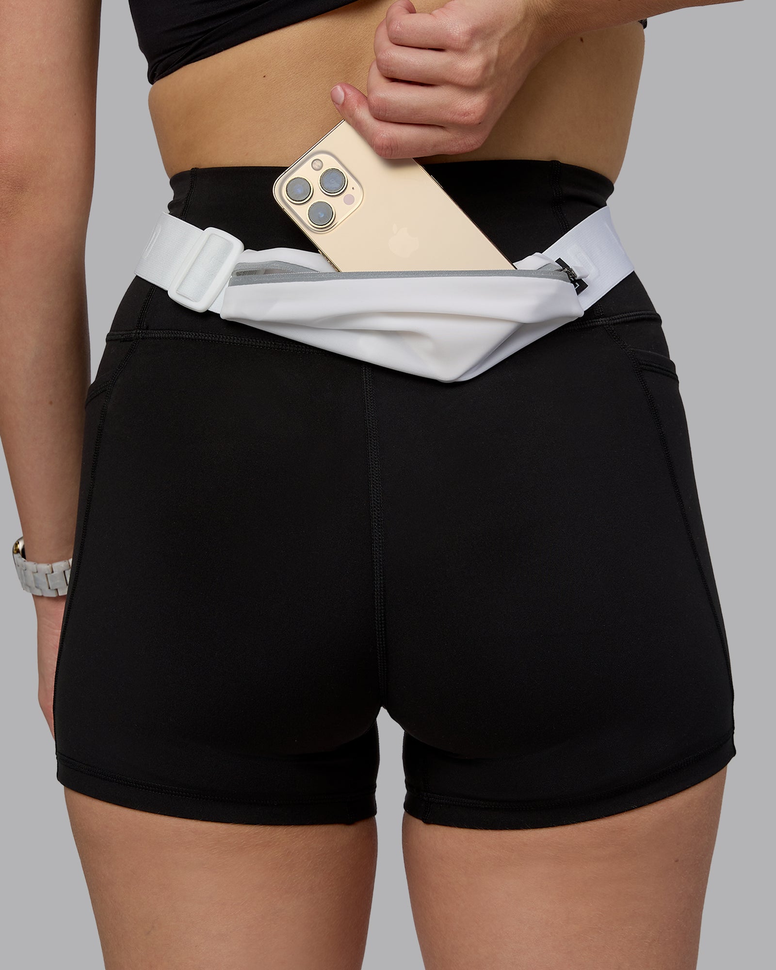 Rep Running Belt 2.0 - White-Reflective | LSKD