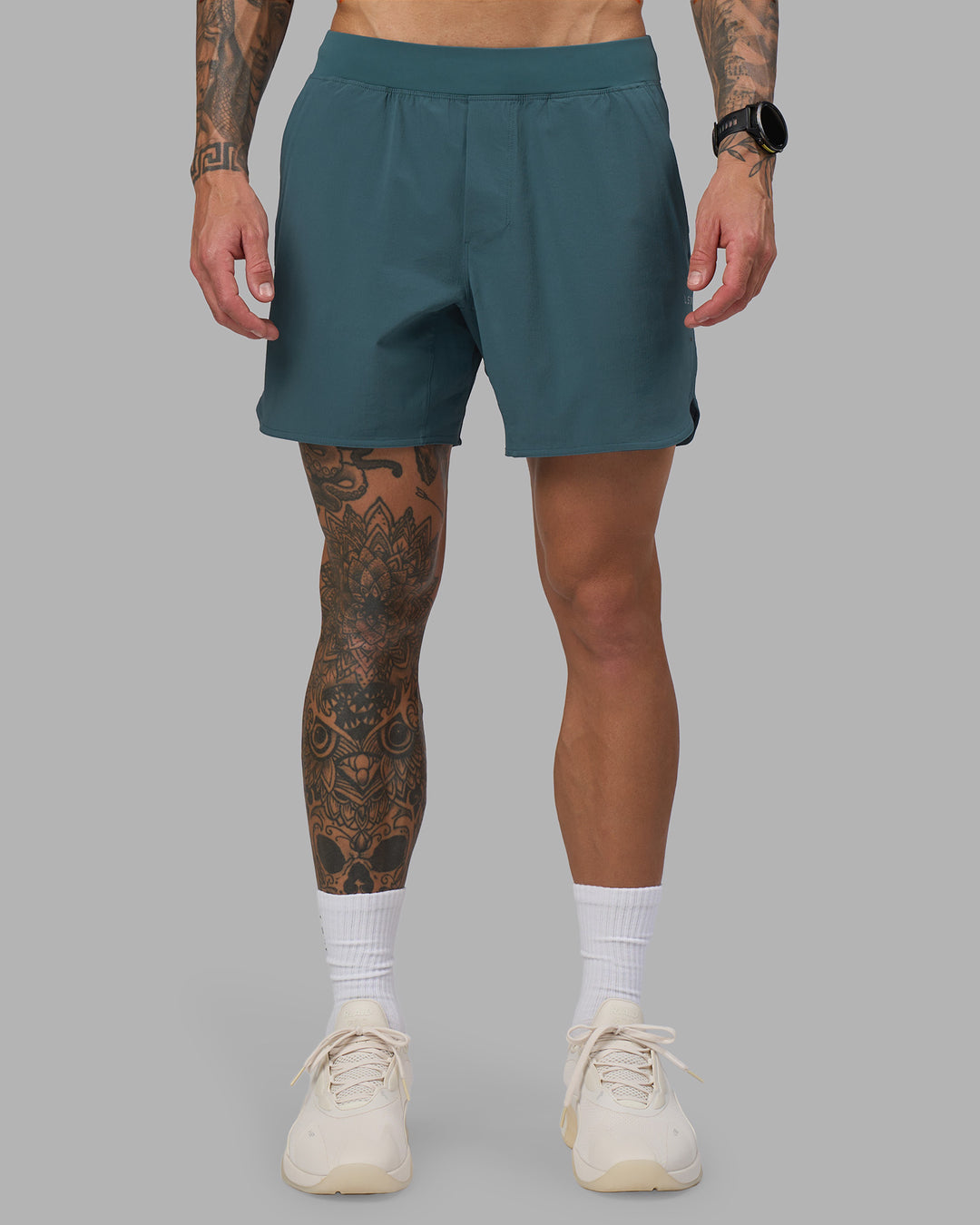 Man wearing Lift 6" Short - Abyssal | Model:Tommy | Size:S