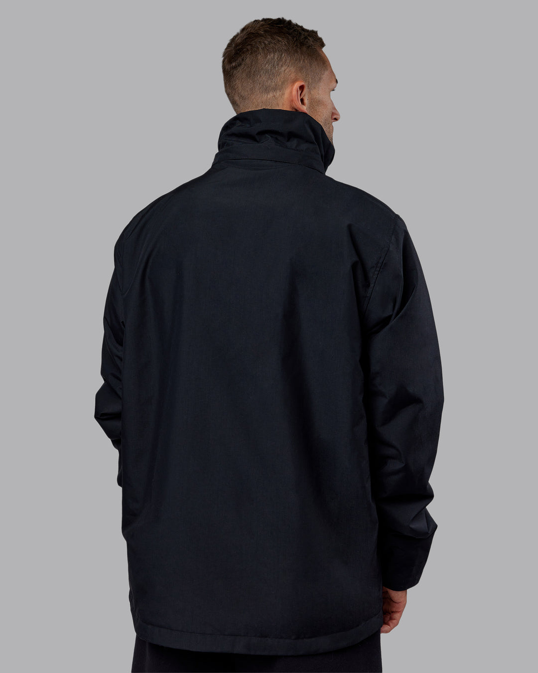 Man wearing Marshall 2.0 Jacket - Black | Model:Tommy | Size:S
