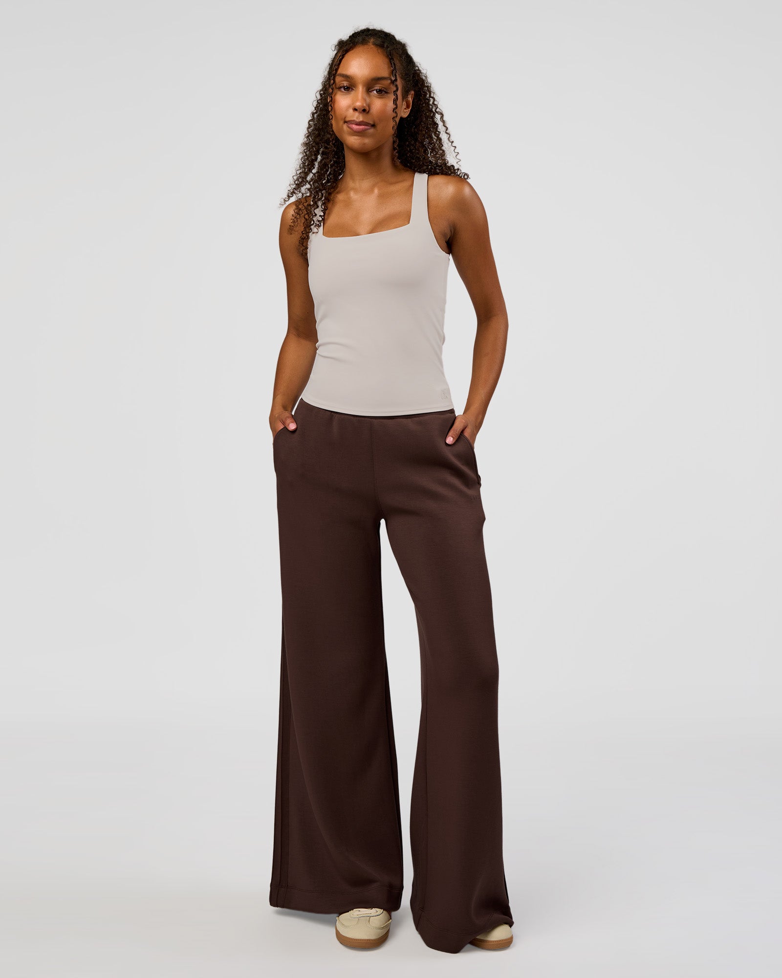 CF Train Hard Shelf Bra Tank - Clay | LSKD
