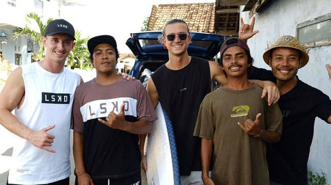 Surf Supplies For The Lombok Boys