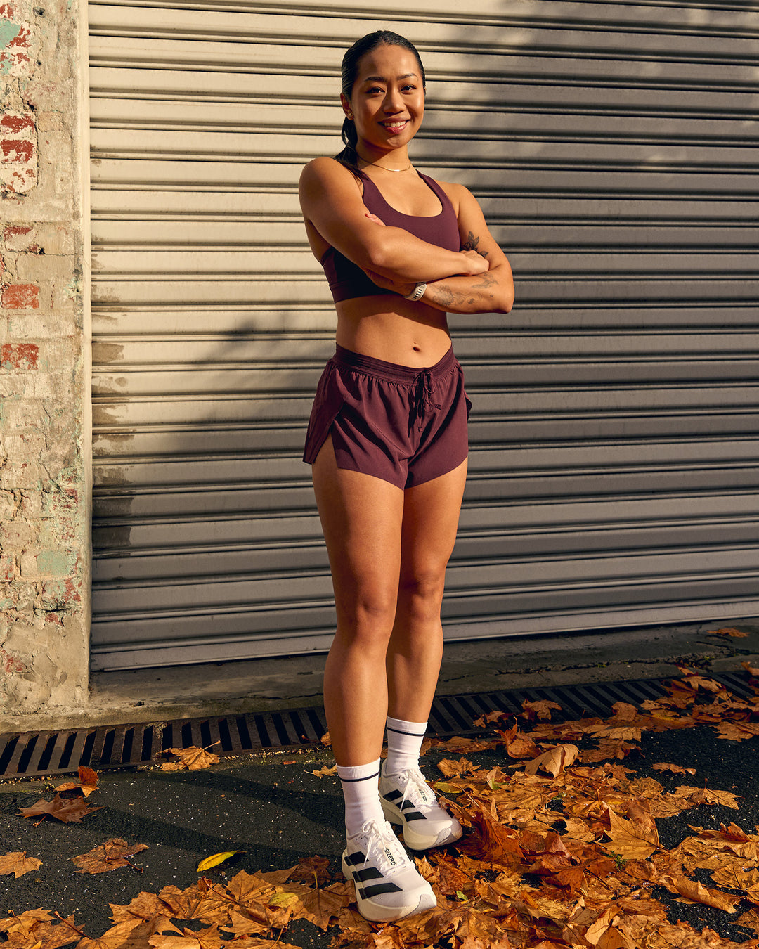 Accelerate 3" Mid-Rise Running Short - Cherry Lacquer