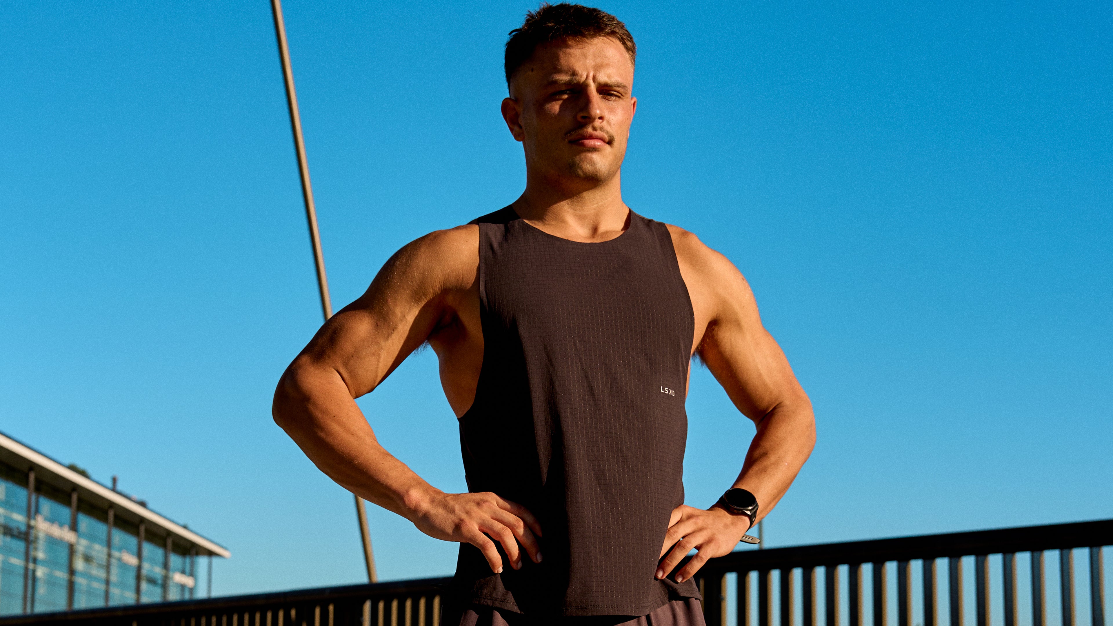 This is an ultralight, quick-drying performance running tank designed to support our community during their hardest efforts and race days. It delivers an elevated, premium feel by eliminating friction points so athletes can focus entirely on achieving their personal bests.