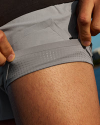 Man wearing Hybrid Lined 5" Short - Alloy  | Thumbnail Index: 15