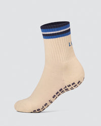 Revitalise Pilates Grip Sock 2.0 - Off White-Nightshadow | Thumbnail Index: 0