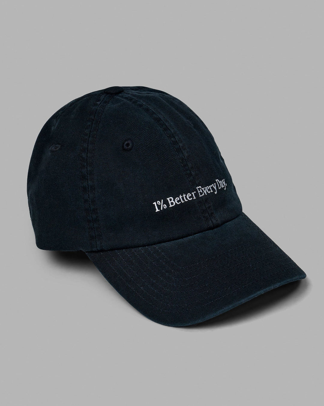 Washed 1% Better Cap - Black-White