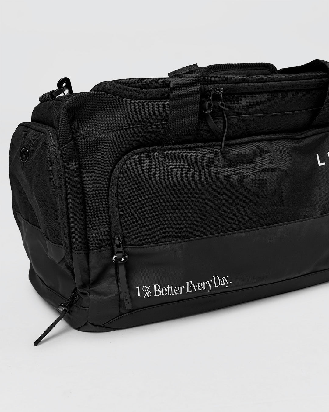 1% Better Duffle Bag - Black-White - view 2