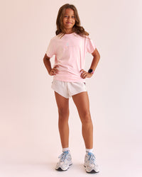 Kid wearing Mother's Day Mini Me Kids FLXCotton Tee  - Marshmallow | Model:Jayla | Size:10