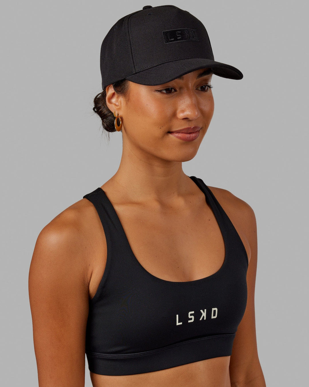 Cornerstone Snapback Cap - Black-Black