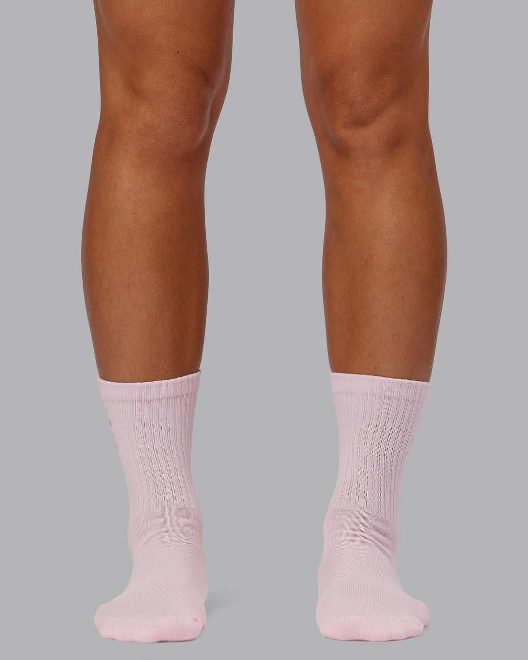 Model wearing Quarter Sock Pack - Candy Pink-Flame | Size:OS