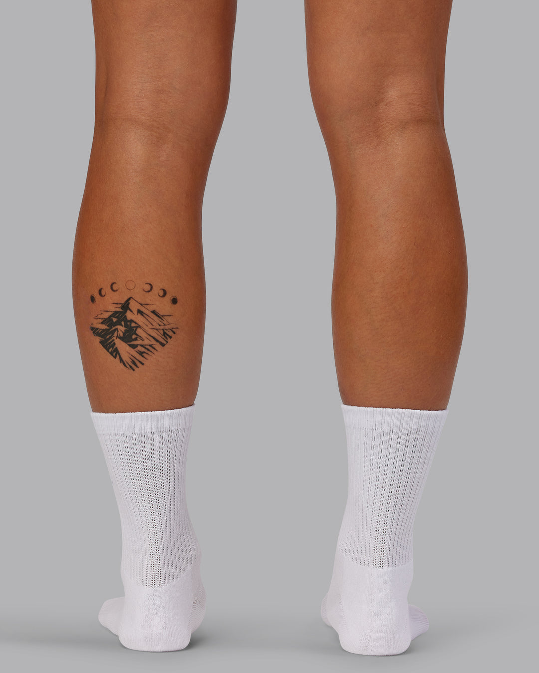 Model wearing Quarter Sock Pack - Light Cyan-Grenadine | Size:OS