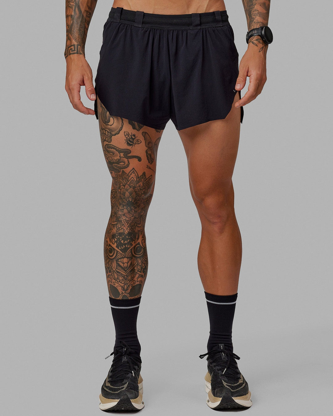 Race Day 3" Lined Running Short - Black