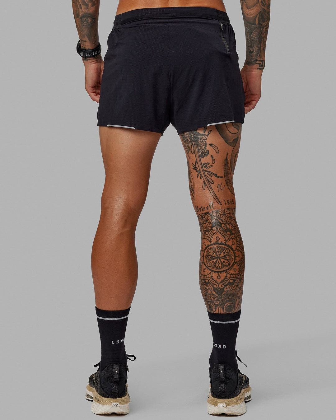 Race Day 3" Lined Running Short - Black