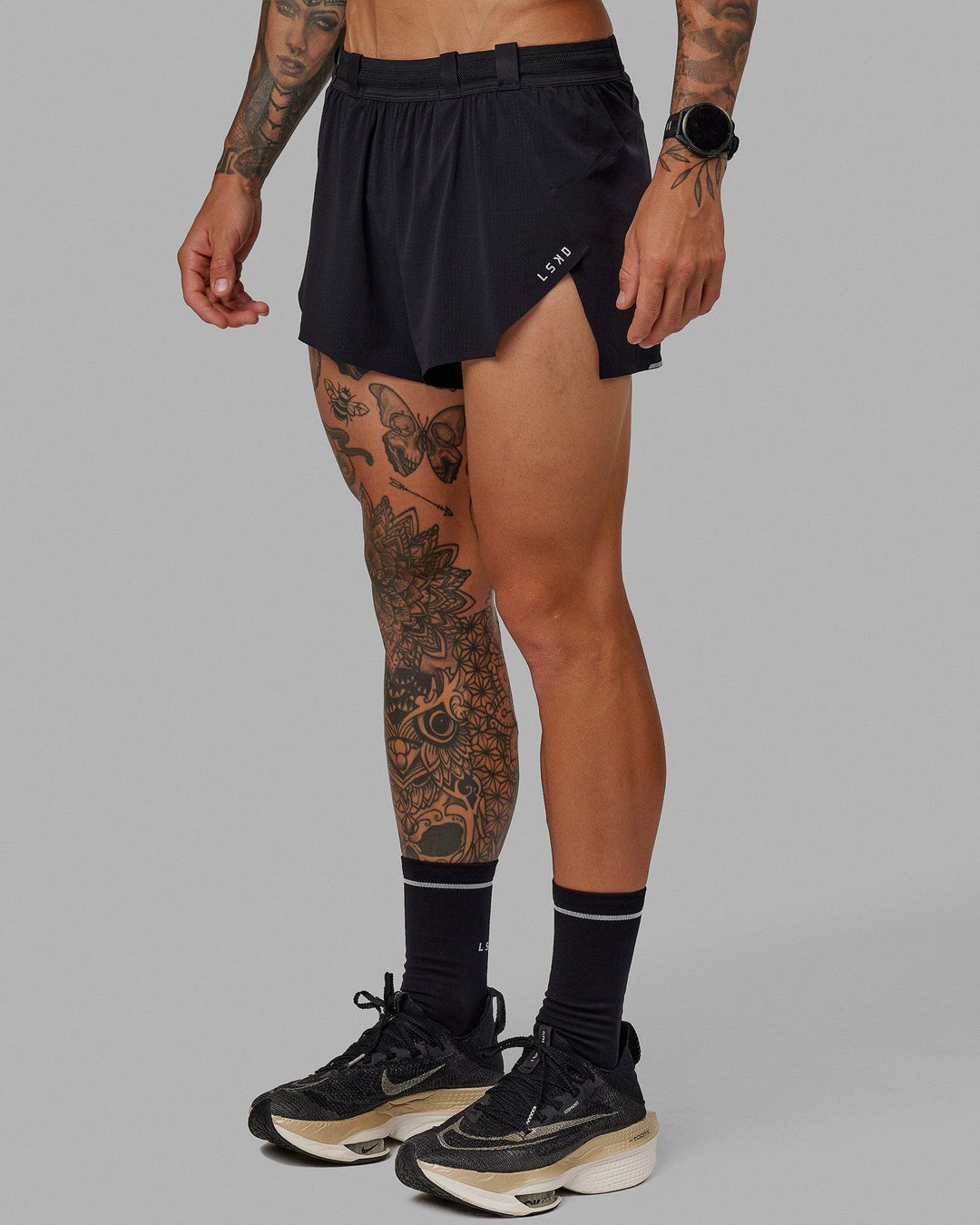 Race Day Running Short 3&quot; - Black