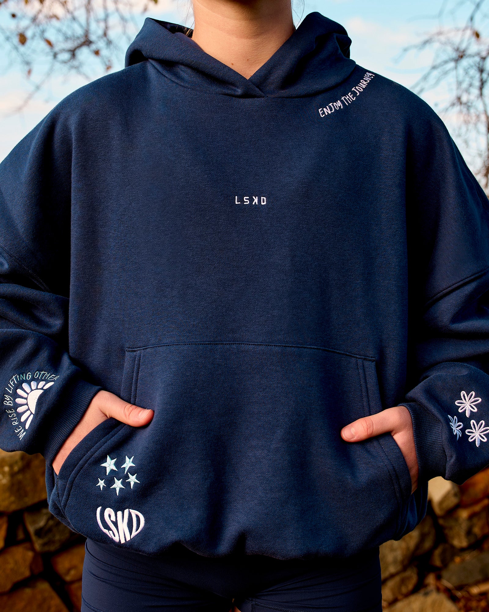 Zola Oversized Hoodie - Future Navy | LSKD