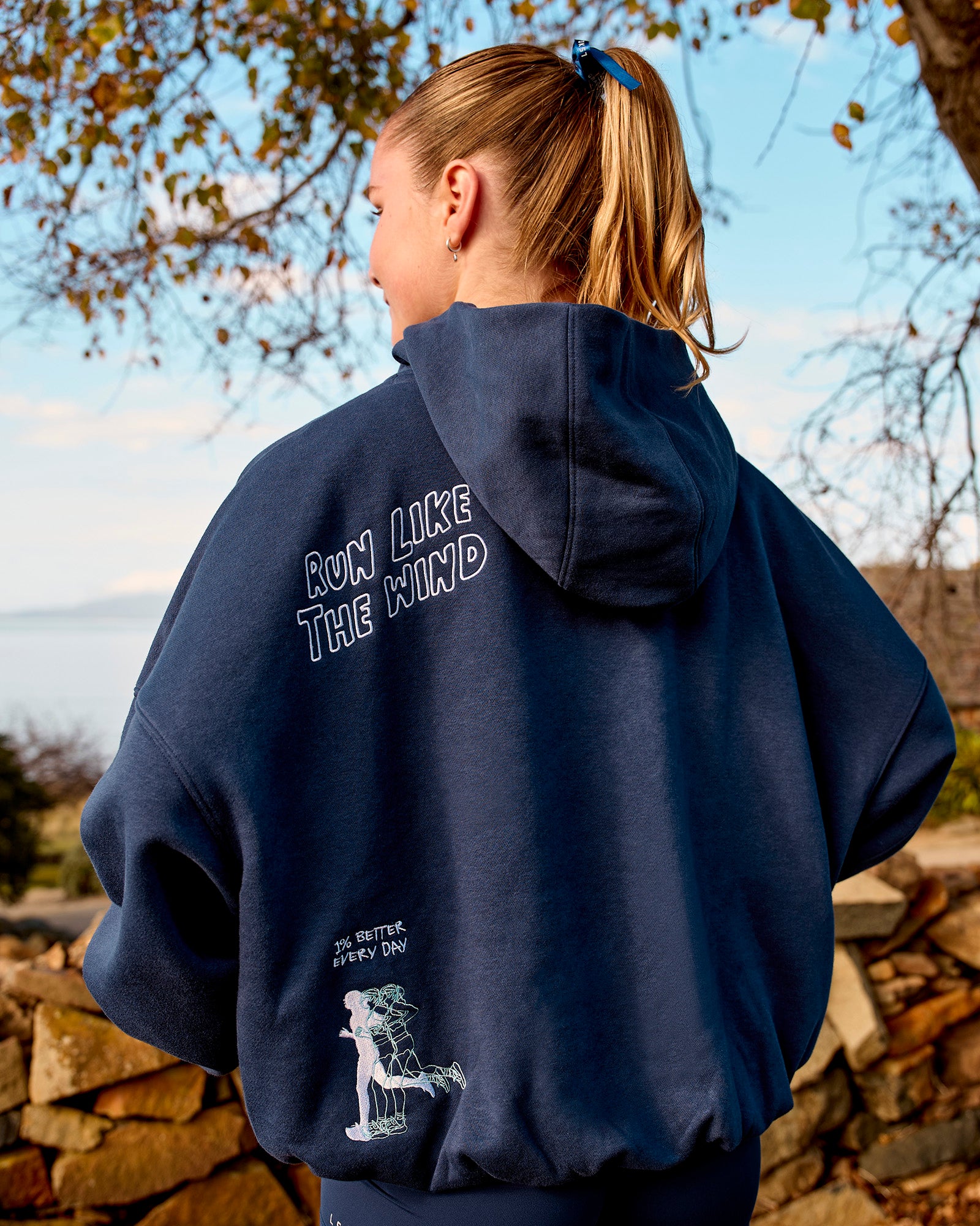 Zola Oversized Hoodie - Future Navy | LSKD