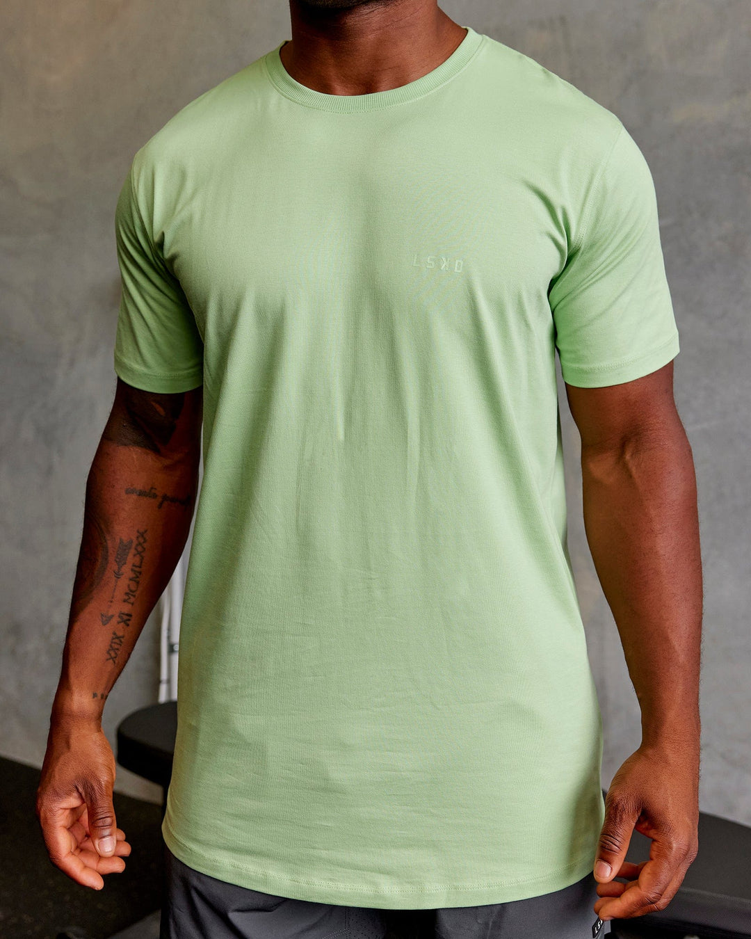 Deluxe PimaFLX Tee - Green Fig