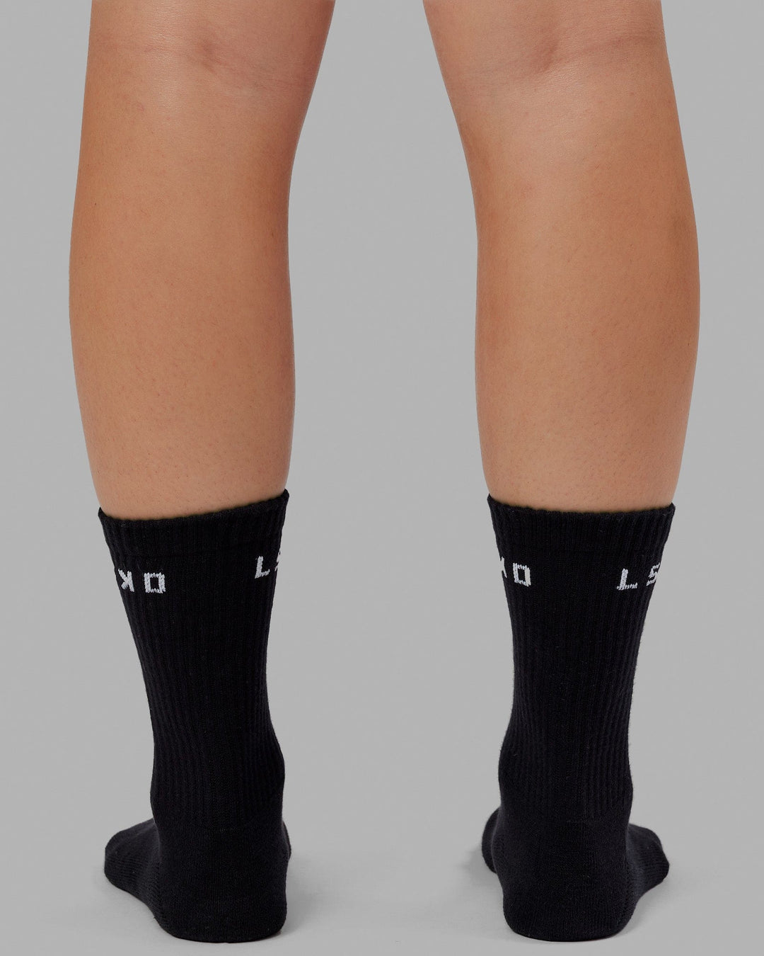 Daily 3 Pack Crew Sock - Black