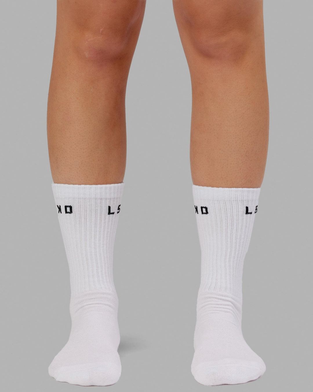 Daily 3 Pack Crew Sock - White