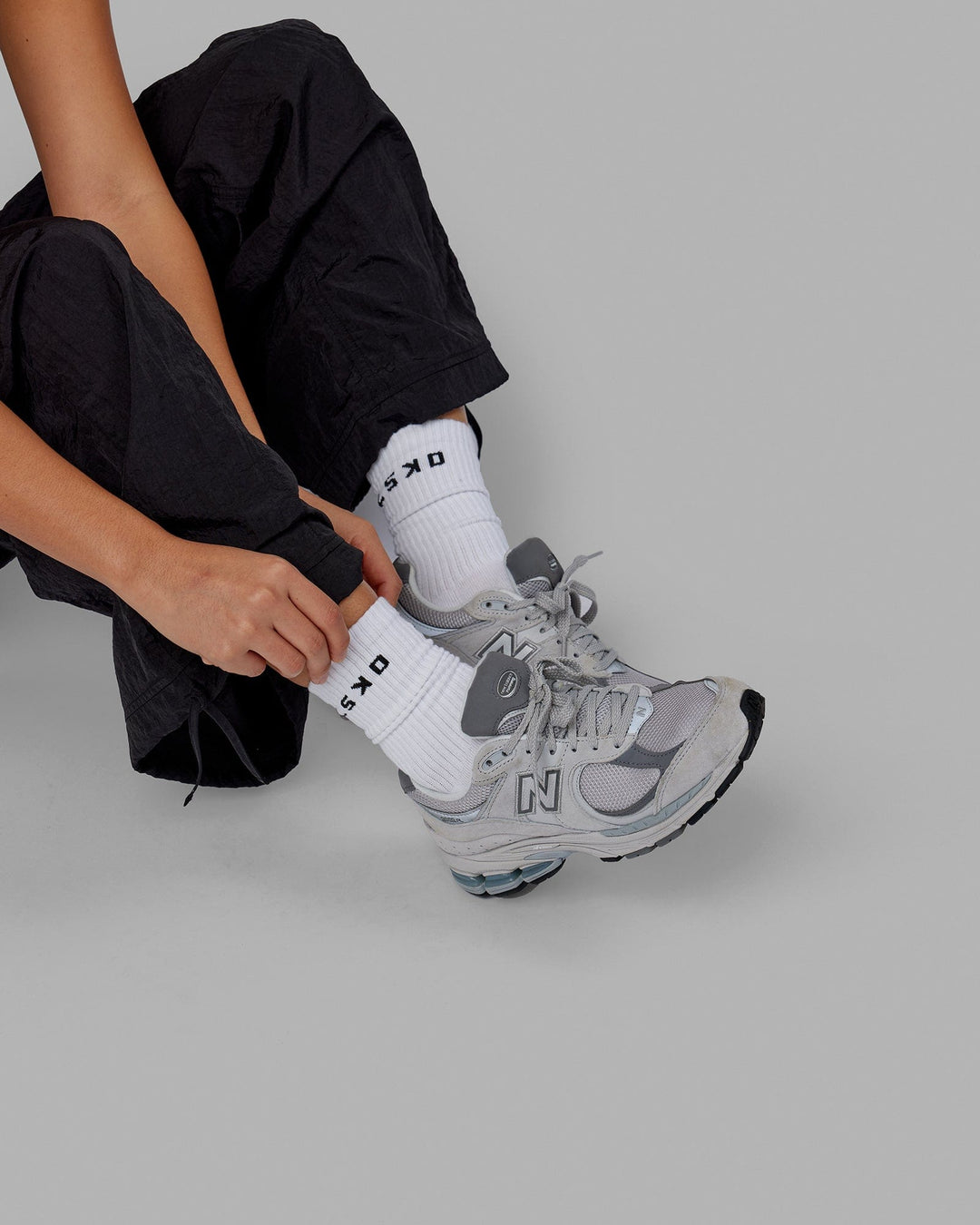 Daily 3 Pack Crew Sock - White