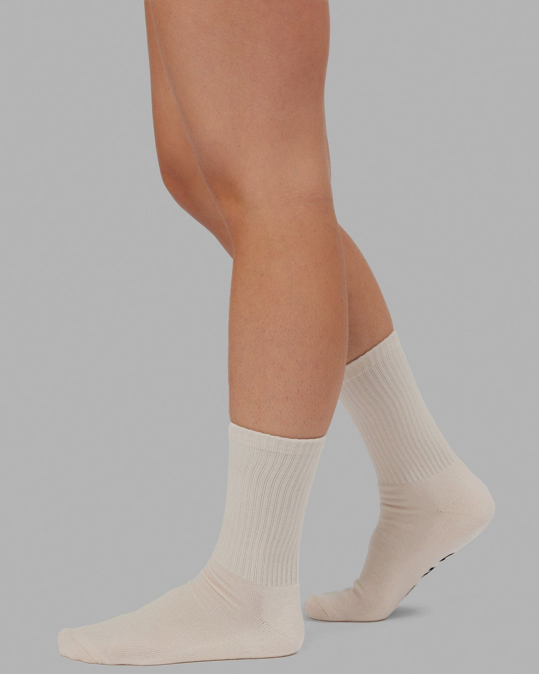 Essential 3 Pack Crew Sock - Khaki/Cream/Red
