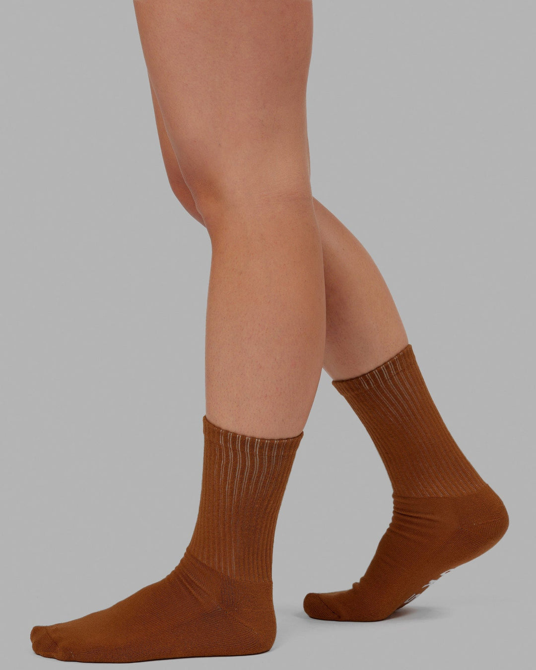Essential 3 Pack Crew Sock - Khaki/Cream/Red