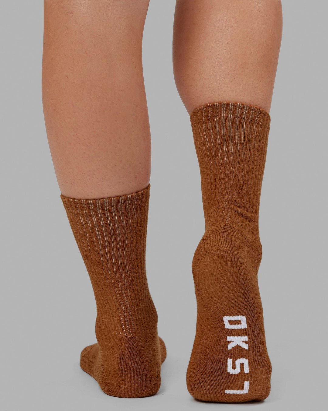 Essential 3 Pack Crew Sock - Khaki/Cream/Red