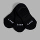 Performance No Show 3 Pack Socks - Black