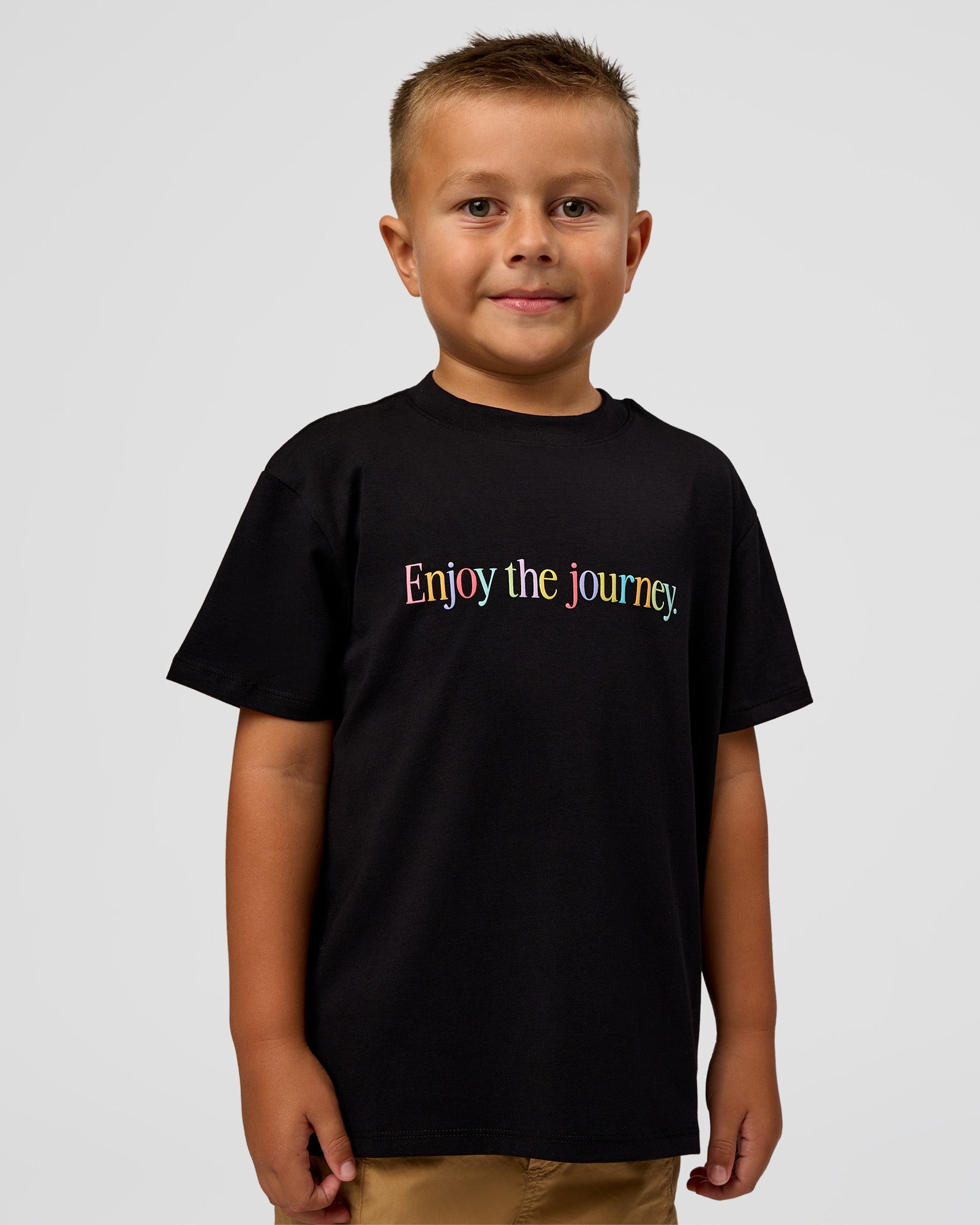 Kids Enjoy the Journey FLXCotton Tee - Black | LSKD