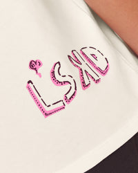 Child wearing Mother's Day Mini Me Kids FLXCotton Tee  - Off White | Model:Jude | Size:8