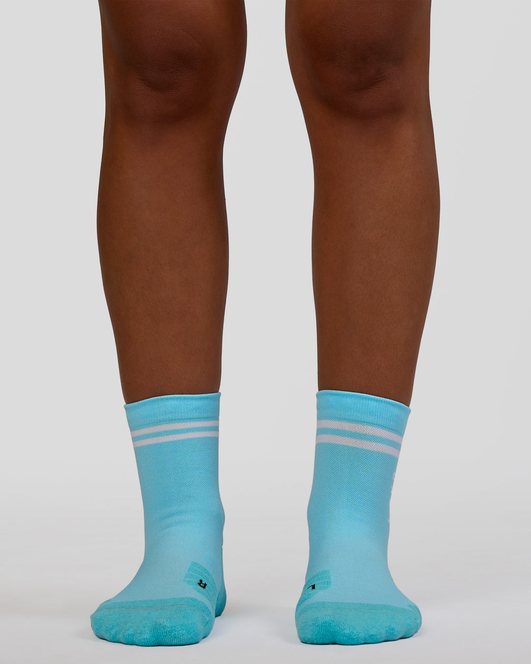 Accelerate Performance Quarter Socks - Baltic Sea-White