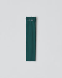 Woman wearing All Day Headband - Transformative Teal