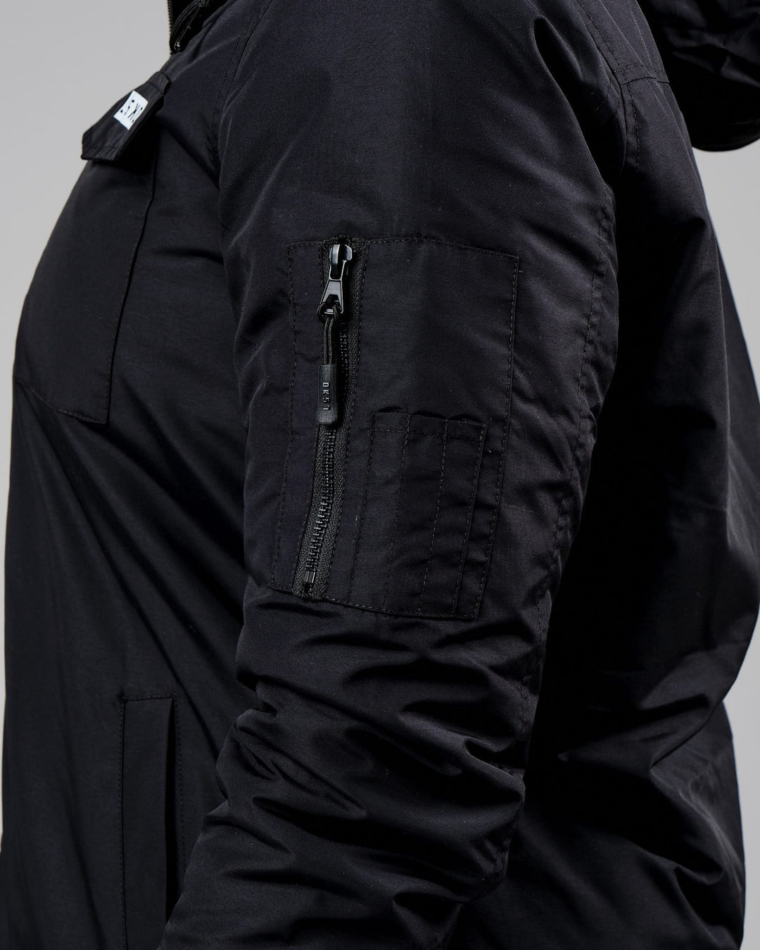 Woman wearing Auxiliary Jacket - Black