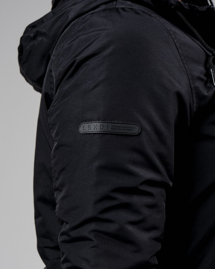 Woman wearing Auxiliary Jacket - Black