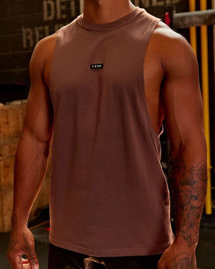 Fundamental FLXCotton Drop Arm Tank - Cappuccino
