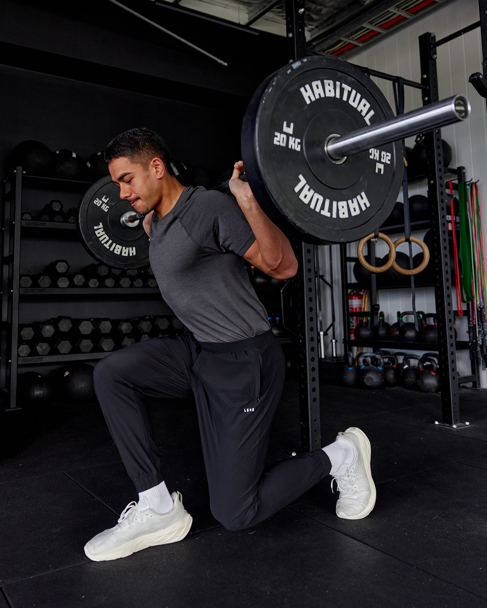 Mens AeroFLX+ Seamless Tee - Pirate Black Marl | LSKD