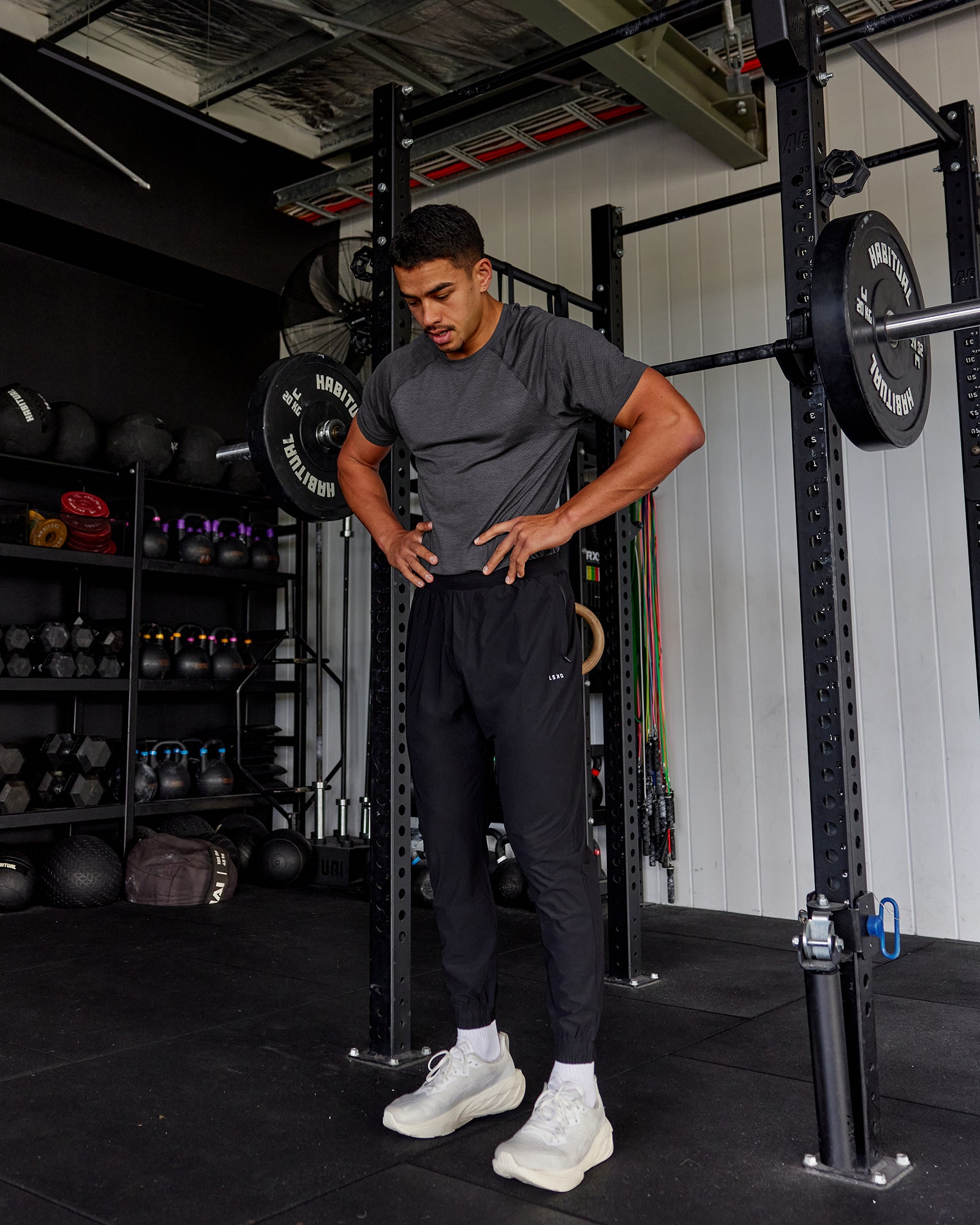 Mens AeroFLX+ Seamless Tee - Pirate Black Marl | LSKD