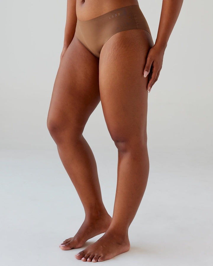 Seamless Brief 3 Pack - Mocha