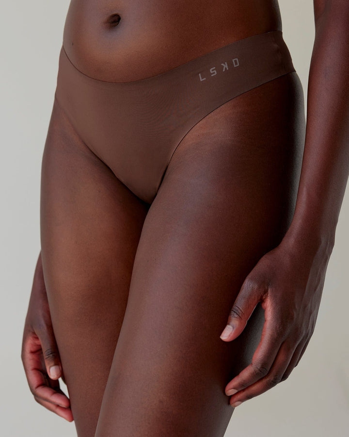 Seamless G-String 3 Pack - Cocoa