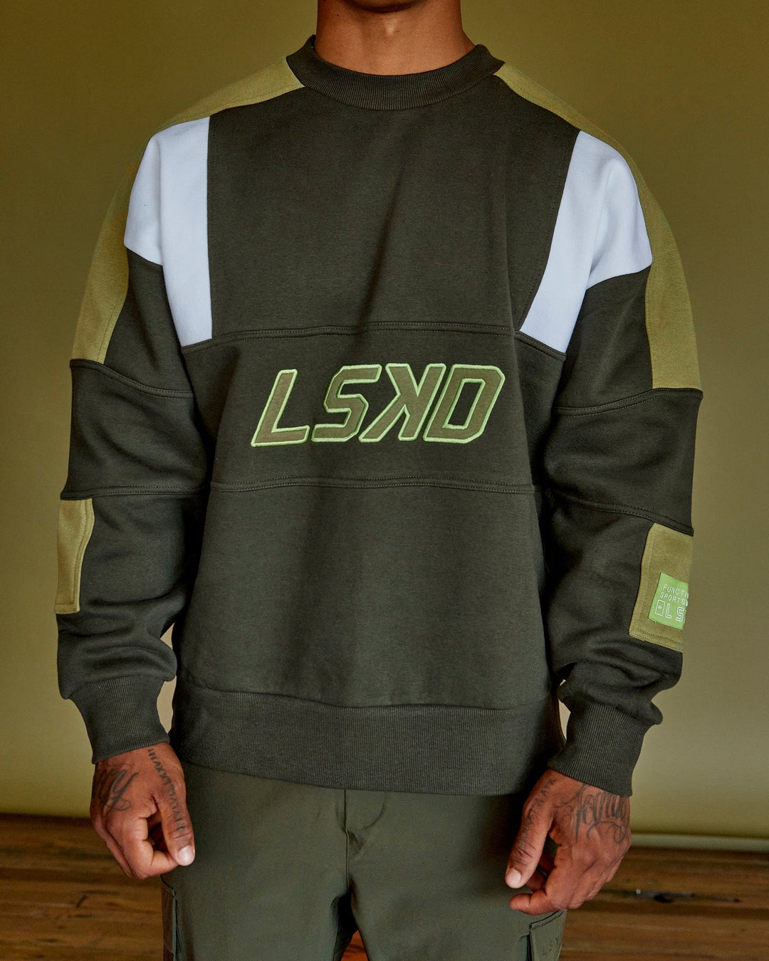 Unisex Slam Sweater Oversize - Forest Night-Moss Stone