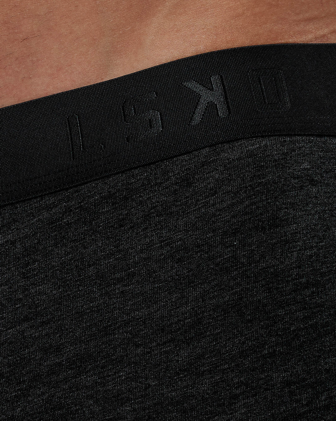 Man wearing Daily Trunks Single Pack - Heather Black
