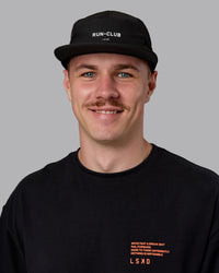 Dash Run Club Cap - Black-White